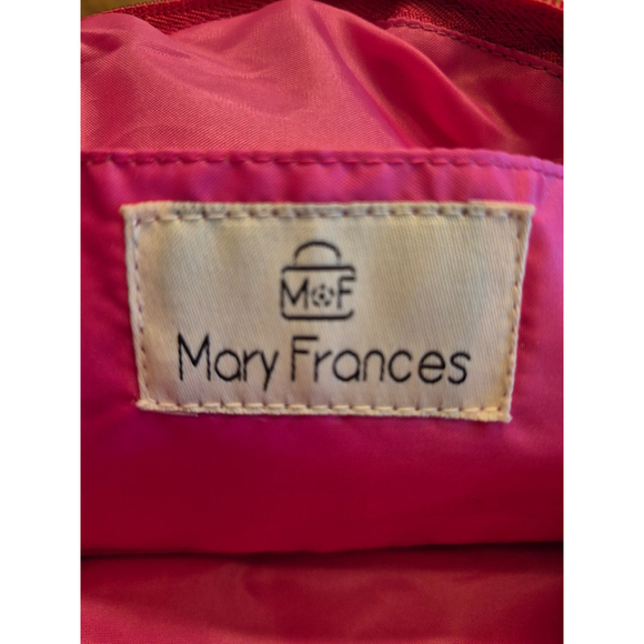 Mary Frances: beaded love birds Cross Body/gold chainstrap. (#1049) sz.7"×7"×3" - Picture 9 of 12